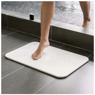 Dorai diatomaceous earth bath mat product as luxury bathroom accessories