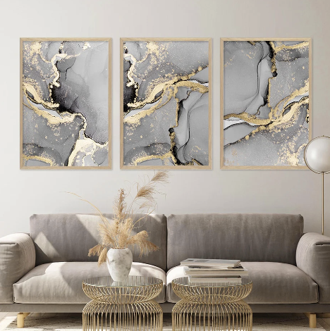 elegant home luxury marble wall art