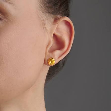 Mene Lilac 24k Gold Earrings