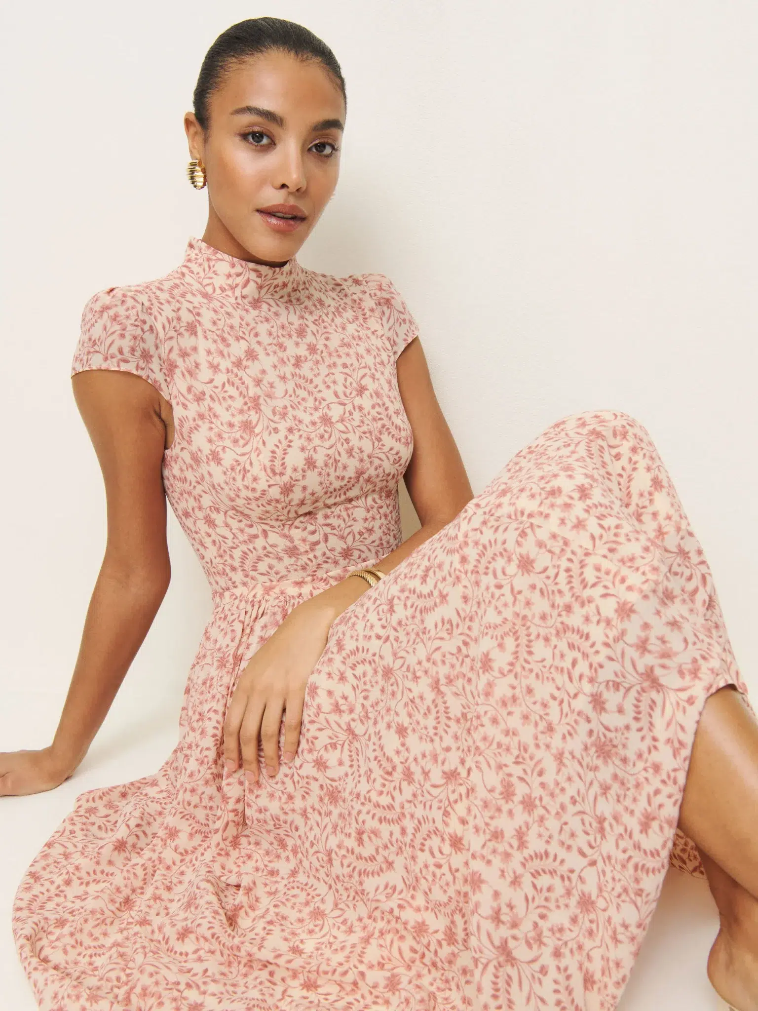 Reformation Maven dress chelsea flower show outfit inspiration