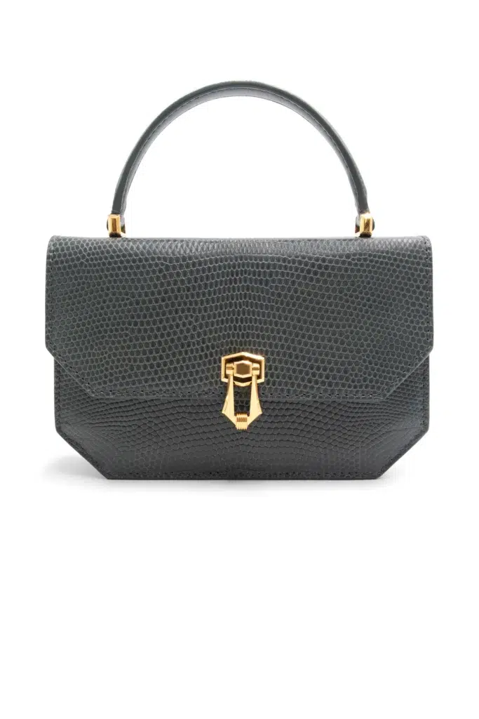 Au Depart Paris Belleville 18 Bag in Lizard