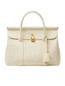 Loro Piana Loom bag L25 in Ostrich Leather
