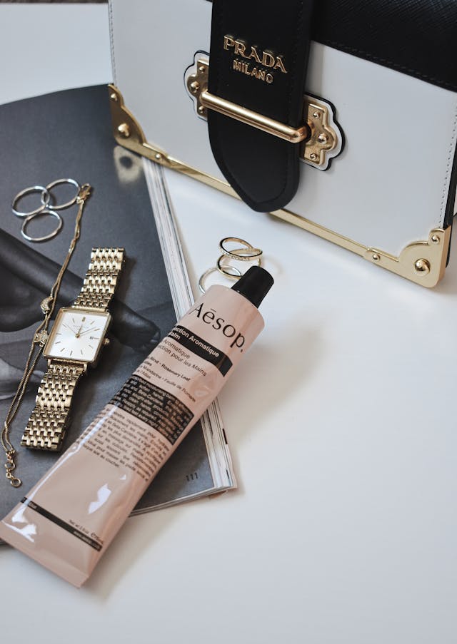 Prada Leather Cahier Shoulder Bag 2010