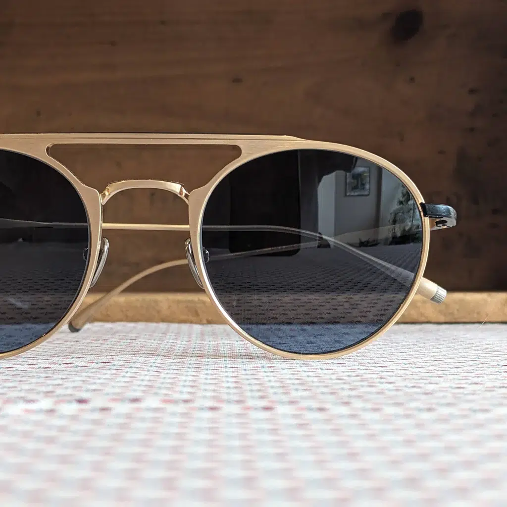 Masunaga K3 glasses close up