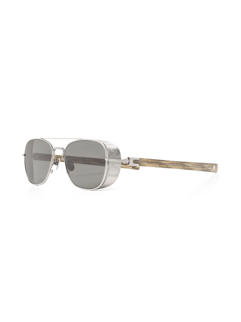 Matsuda M3115 grey acetate titanium glasses