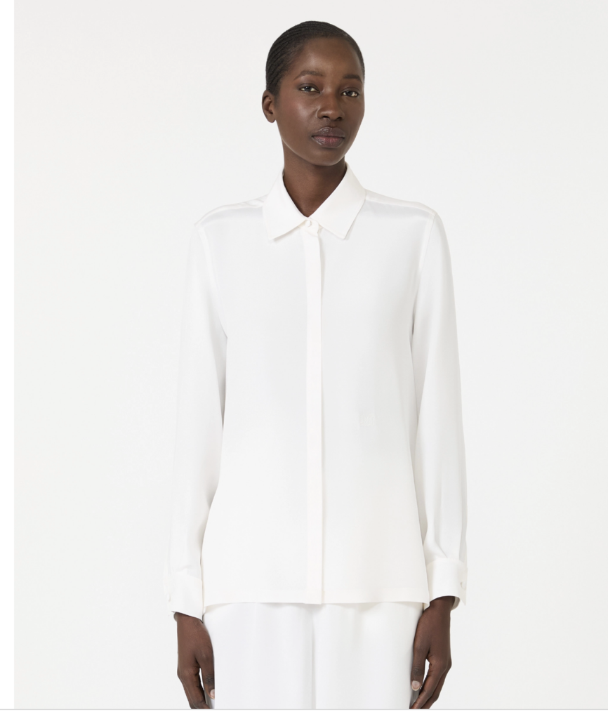 Max Mara crepe de chine shirt