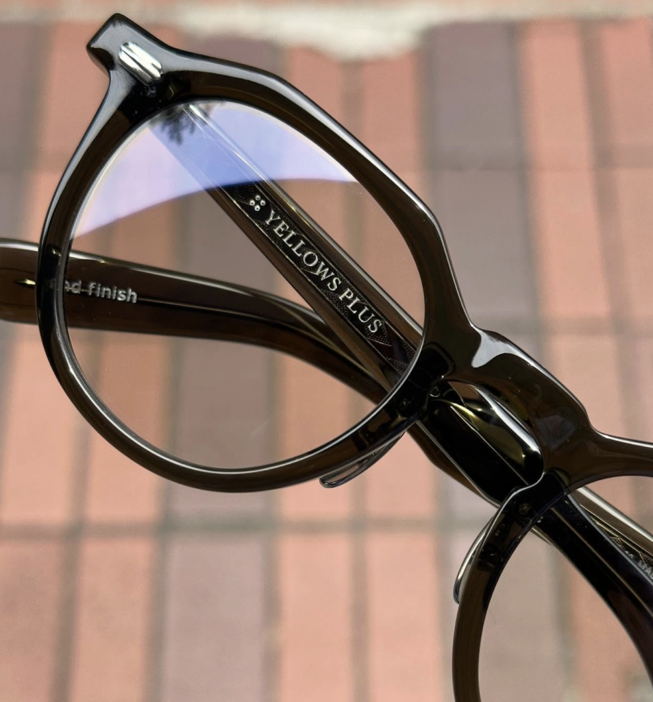 Yellows Plus glasses made in Japan